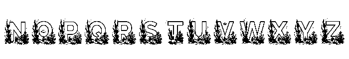 Hex Regular Font LOWERCASE