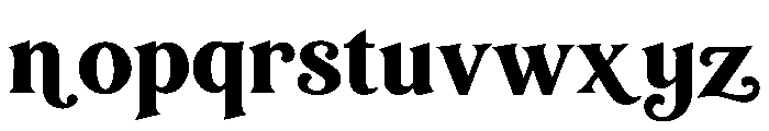 Hexavor Font LOWERCASE