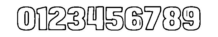 Hexed_Hollow Font OTHER CHARS