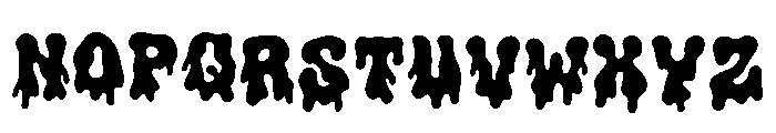 Hexed Letters Font LOWERCASE
