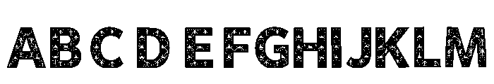 Hexed Regular Font UPPERCASE