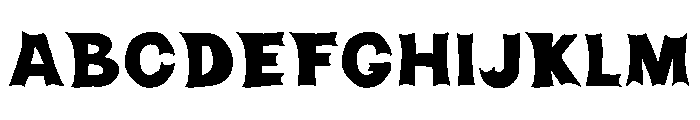 Hexgrin Font UPPERCASE