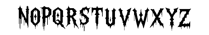 Hexhollow Font UPPERCASE