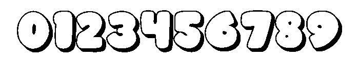 Hexitags - Shadow Font OTHER CHARS