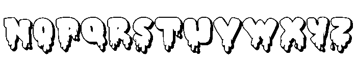 Hexitags - Shadow Font LOWERCASE