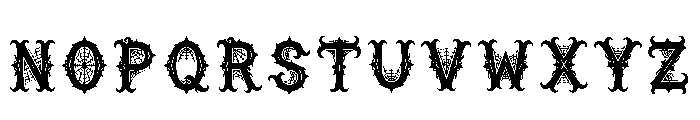 Hexlor Regular Font UPPERCASE