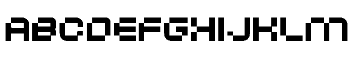 Hexora Regular Font UPPERCASE