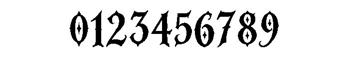 Hexthorn Regular Font OTHER CHARS
