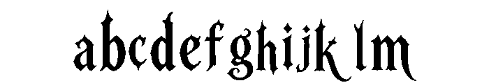 Hexthorn Regular FONT