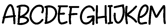Hey Beb Font UPPERCASE