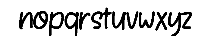 Hey Beb Font LOWERCASE