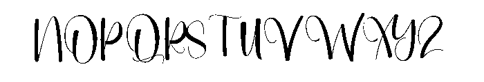 Hey Birthney Font UPPERCASE