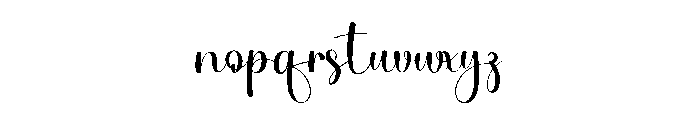 Hey Birthney Font LOWERCASE