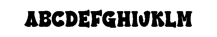 Hey Cowbow Font UPPERCASE
