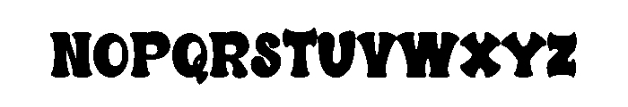 Hey Cowbow Font UPPERCASE