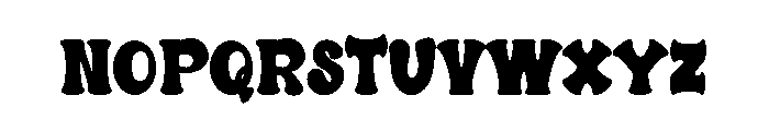 Hey Cowbow Font LOWERCASE