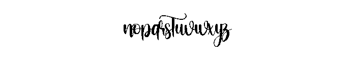 Hey Giggle Font LOWERCASE