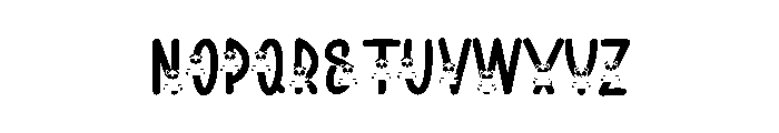 Hey Panda Font UPPERCASE