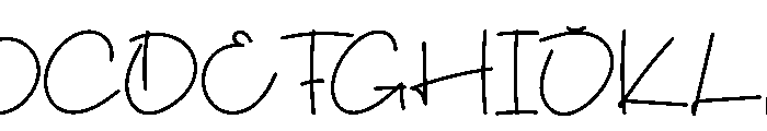 Hey Romantic Font UPPERCASE