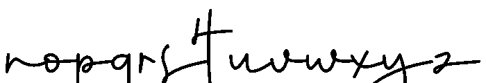 Hey Romantic Font LOWERCASE