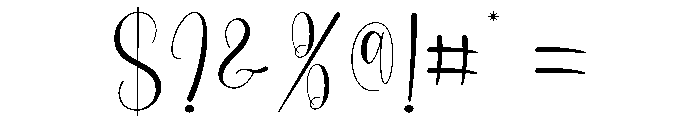 Hey Stylish Font OTHER CHARS