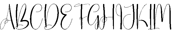 Hey Stylish Font UPPERCASE