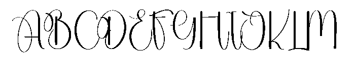 Hey Thick Font UPPERCASE