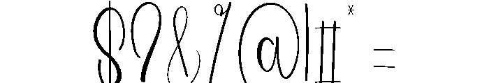 Hey Wedding Font OTHER CHARS