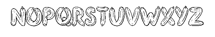 Hey You Banana By Squee Regular Font LOWERCASE