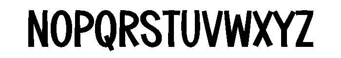 Heybel Regular Font LOWERCASE