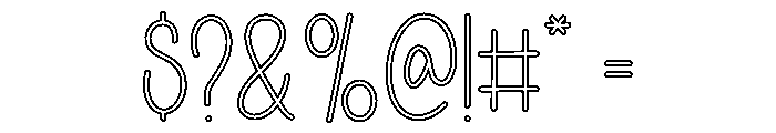 Heylines Font OTHER CHARS