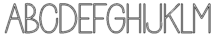 Heylines Font UPPERCASE