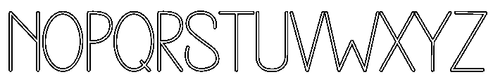 Heylines Font UPPERCASE