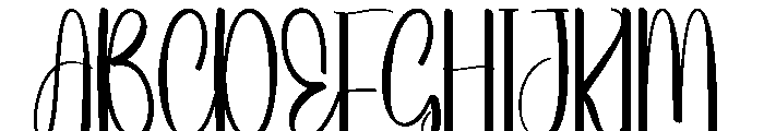 Heymoms Font UPPERCASE