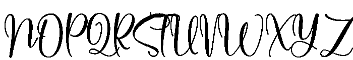 heather Regular Font UPPERCASE