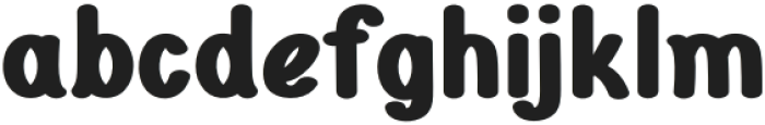 HEART BEATS Regular otf (400) Font LOWERCASE