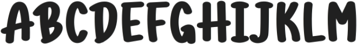 HEART BEATS Regular ttf (400) Font UPPERCASE