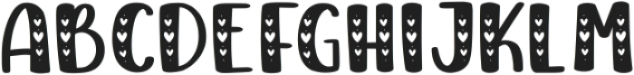 HEART otf (400) Font UPPERCASE