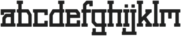 HELDAY Regular otf (400) Font LOWERCASE