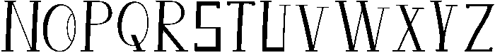 HELLO Regular otf (400) Font UPPERCASE