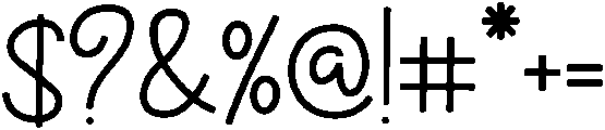 HELLO Regular otf (400) Font OTHER CHARS