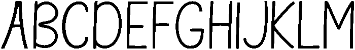 HELLO Regular otf (400) Font UPPERCASE