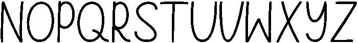 HELLO Regular otf (400) Font UPPERCASE