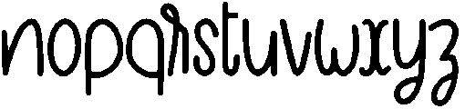 HELLO SPRING Regular otf (400) Font LOWERCASE