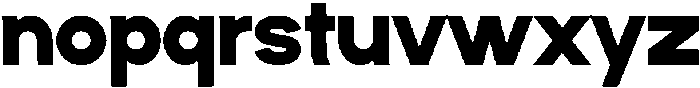 HENKO Regular otf (400) Font LOWERCASE
