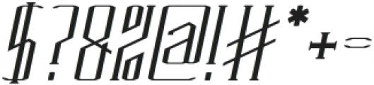 HERITAGE Italic otf (400) Font OTHER CHARS