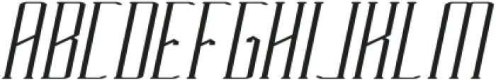 HERITAGE Italic otf (400) Font UPPERCASE