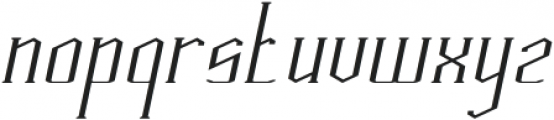 HERITAGE Italic otf (400) Font LOWERCASE