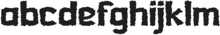 HERLOIT Distord otf (400) Font LOWERCASE