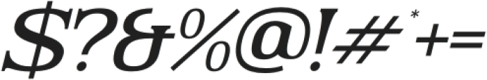 HESTMINE Italic otf (400) Font OTHER CHARS